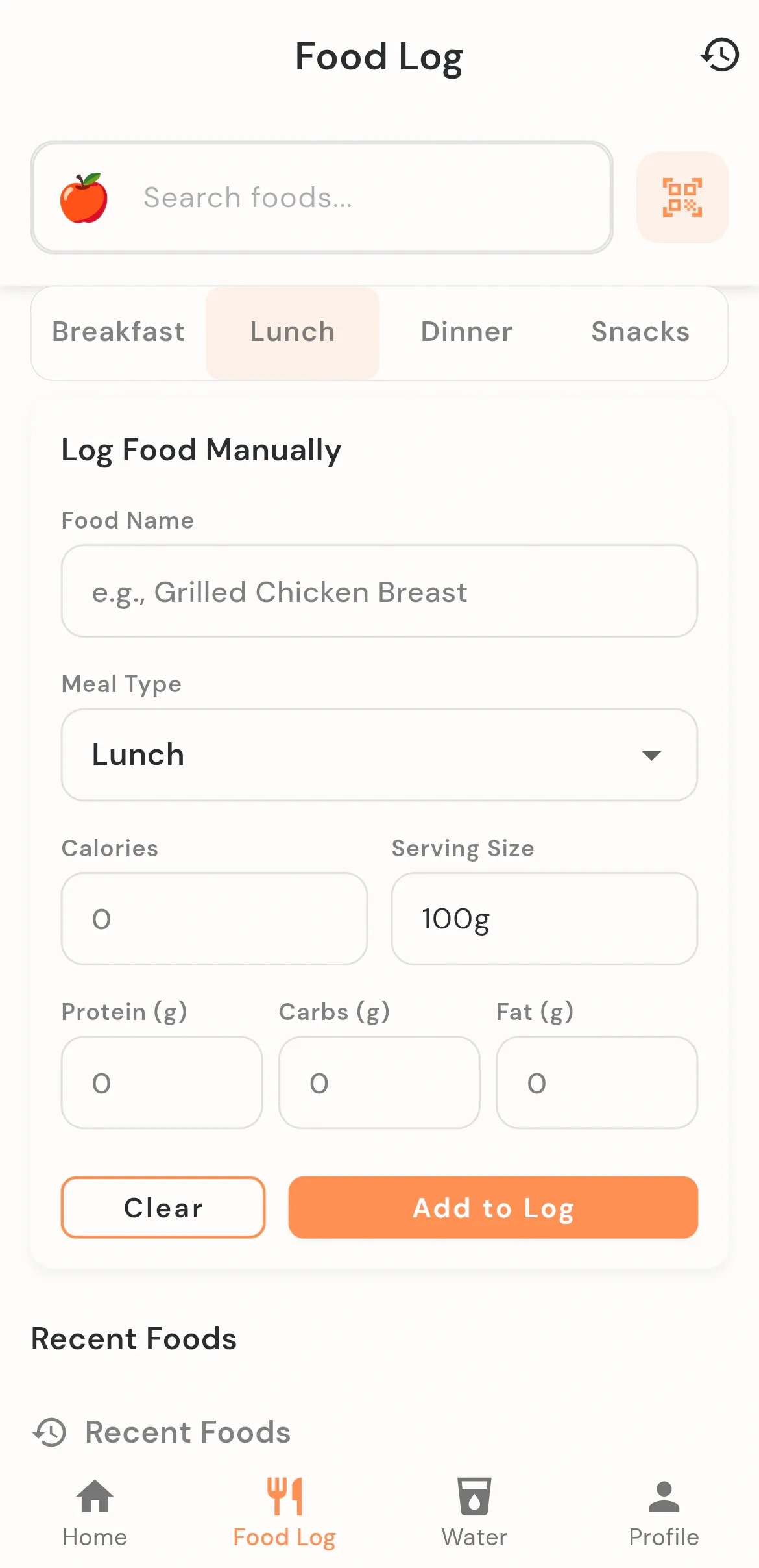 Calorie Tracker Preview 2