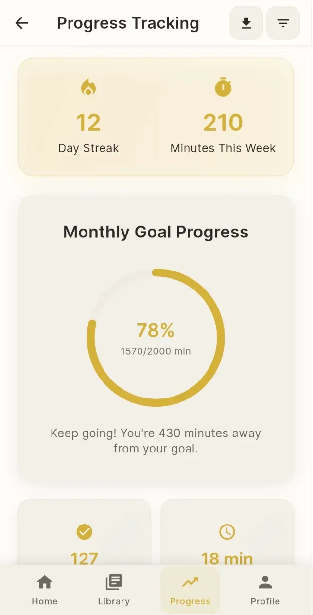 Meditation App Preview 3