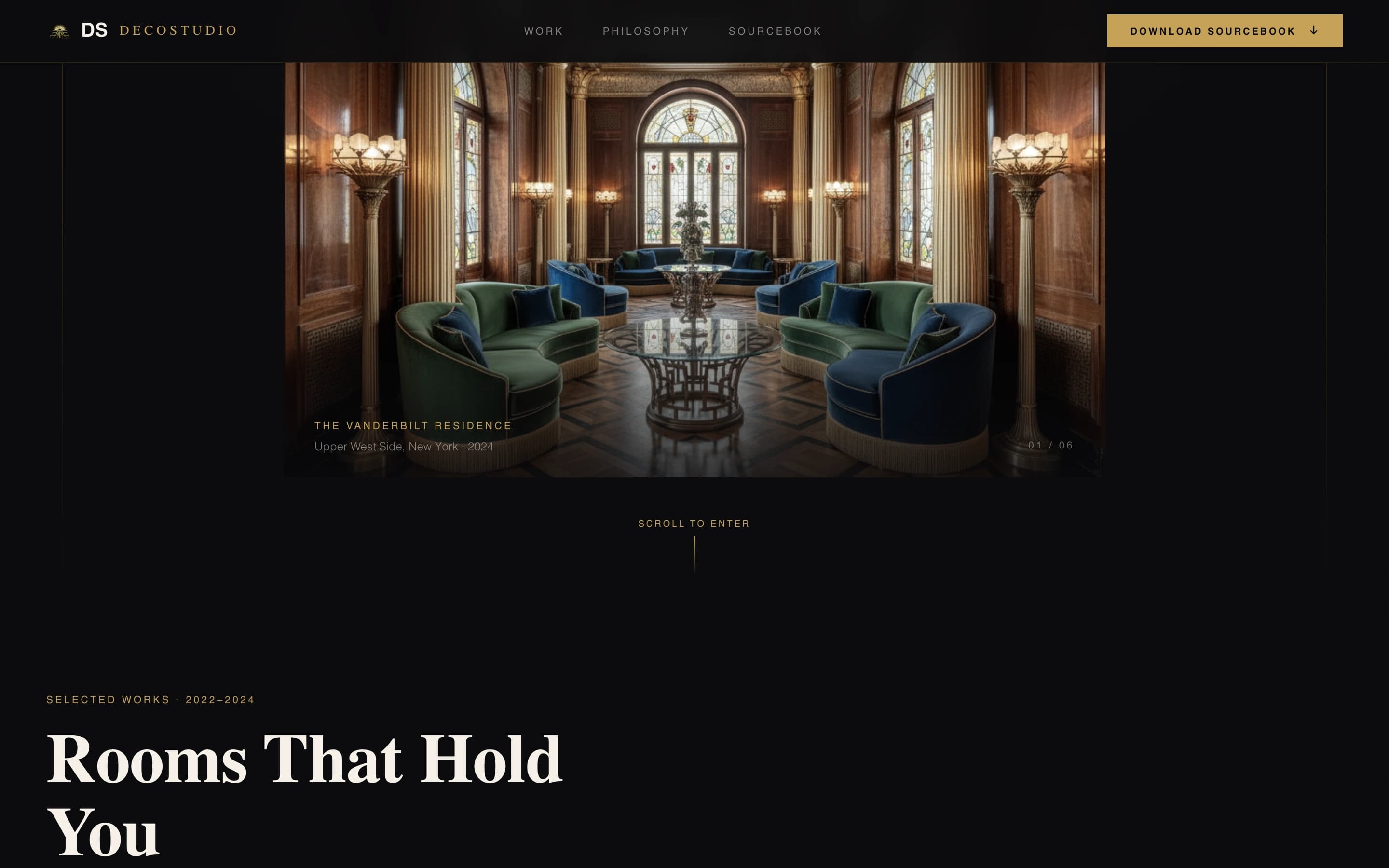 Deco - Opulent Interior Landing Page Template