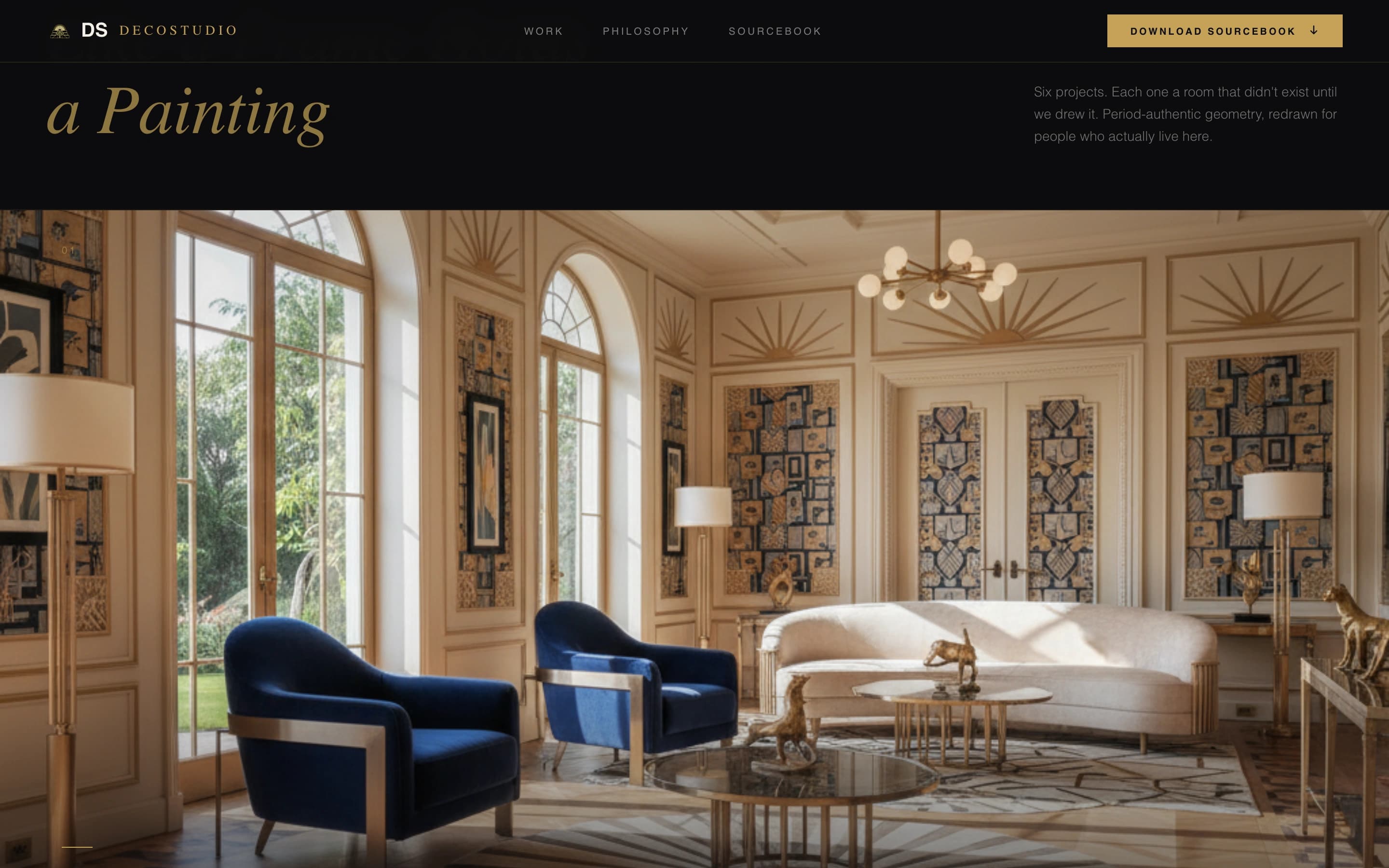Deco - Opulent Interior Landing Page Template