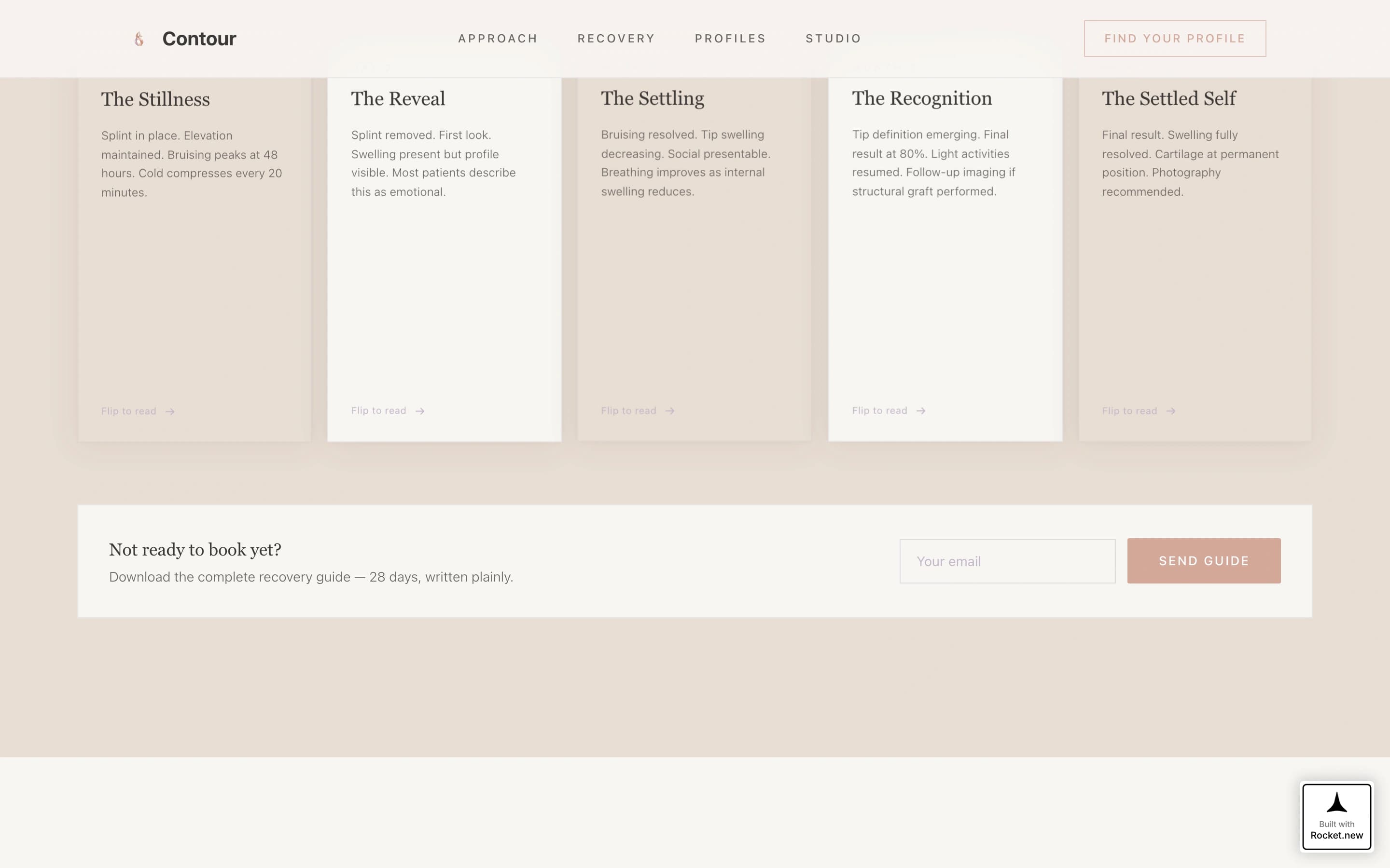 Contour - Elegant Rhinoplasty Landing Page Template