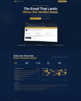 Milestone - Powerful Lawfirm Landing Page Template