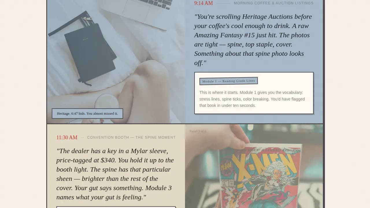 Archive — Curated Comic Book Collection Landing Page Template