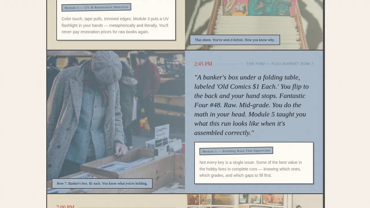 Archive — Curated Comic Book Collection Landing Page Template