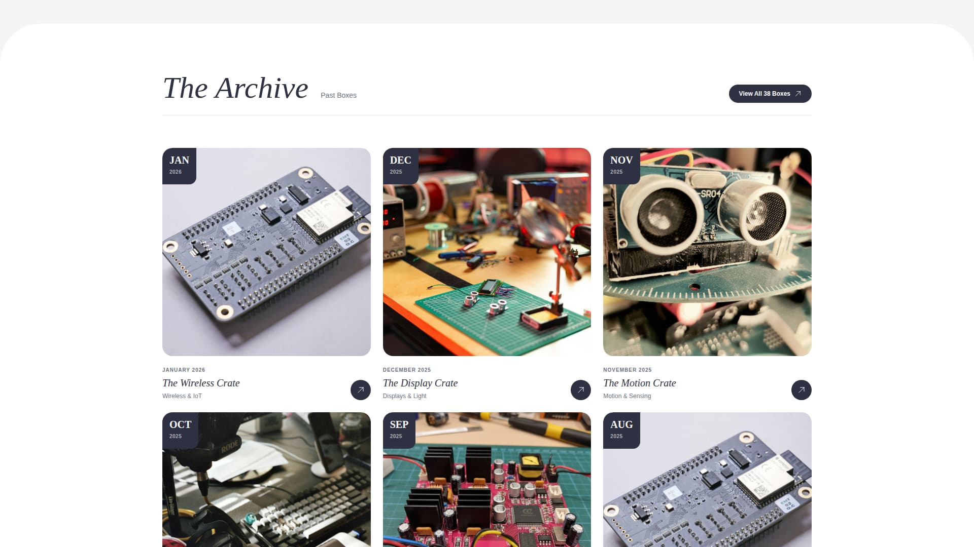 Unbox - Curated Electronics Landing Page Template