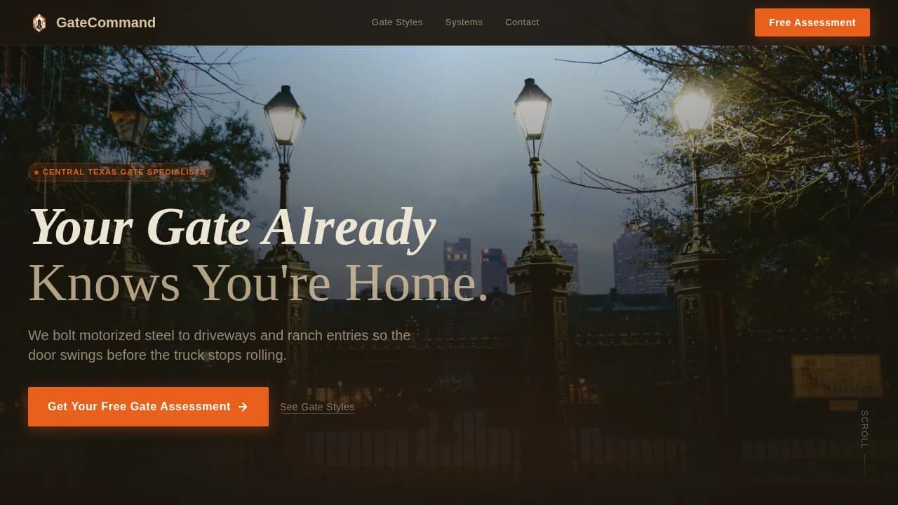 Automate — Effortless Gate Installation Landing Page Template