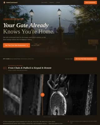 Automate — Effortless Gate Installation Landing Page Template
