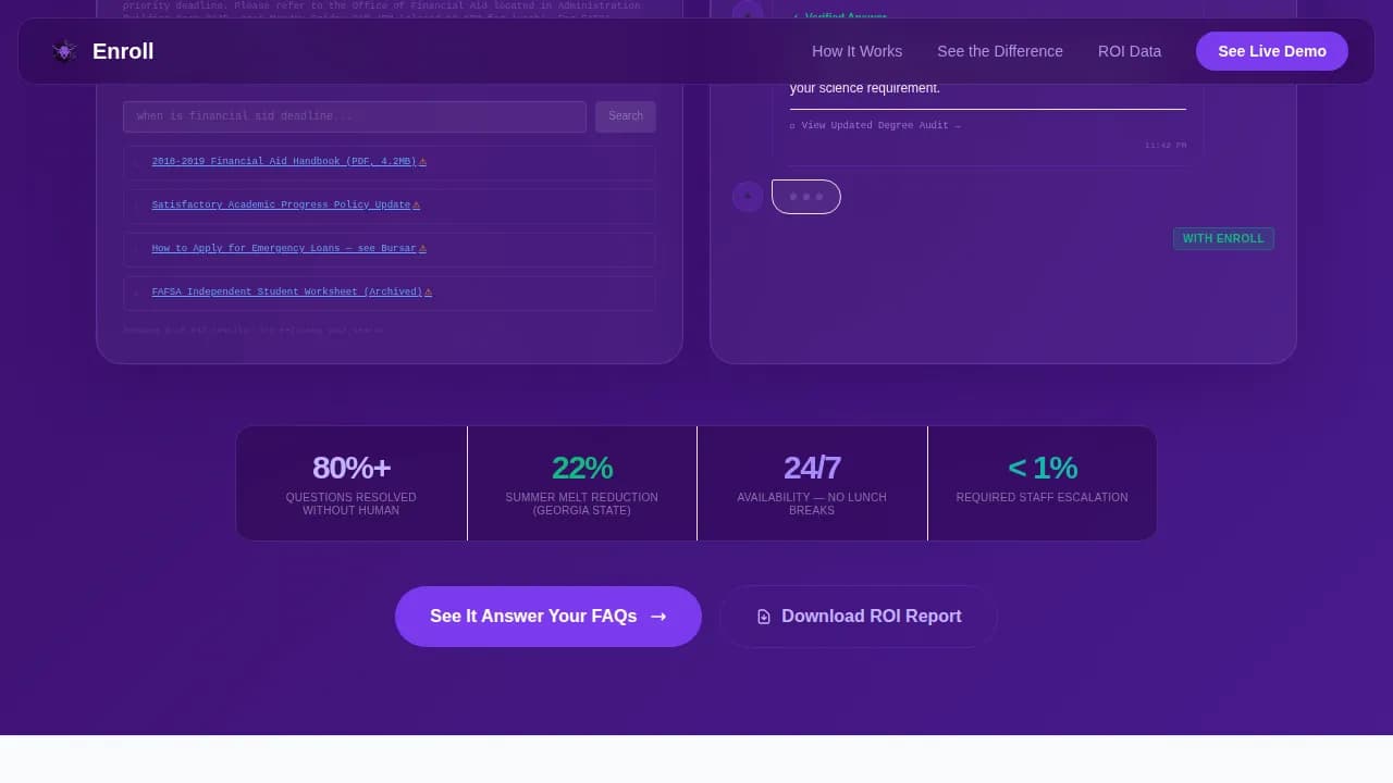 AI for Higher Education Directory Website Template