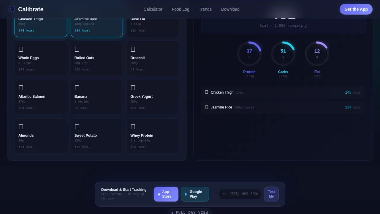 Consumer App & Platform Cost Calculator Website Template