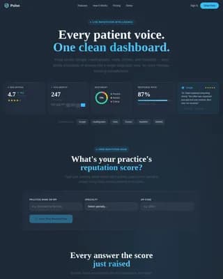 Healthcare Software & SaaS Reviews Website Template