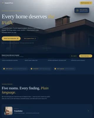 Inspecttrue - Trusted Affordable Housing Inspector Landing Page Template