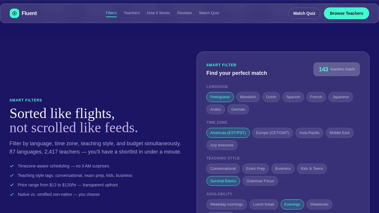 Connect — Intuitive Language Tutor Landing Page Template