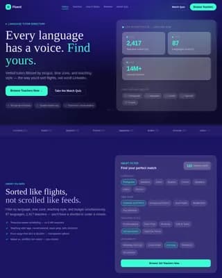 Connect — Intuitive Language Tutor Landing Page Template