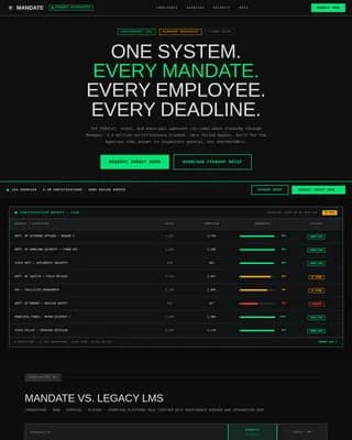 Regulate — Precise Compliance Operations Landing Page Template