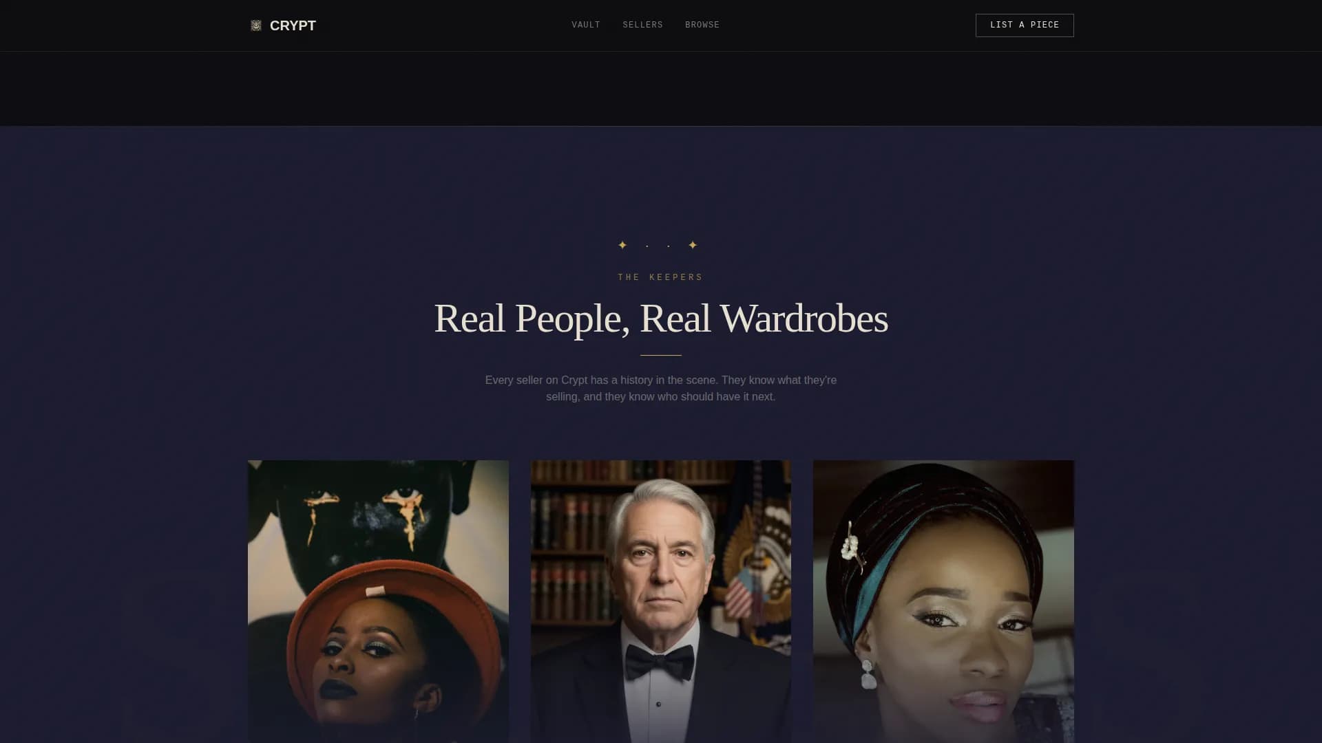 Gothic Fashion Professional Website Template
