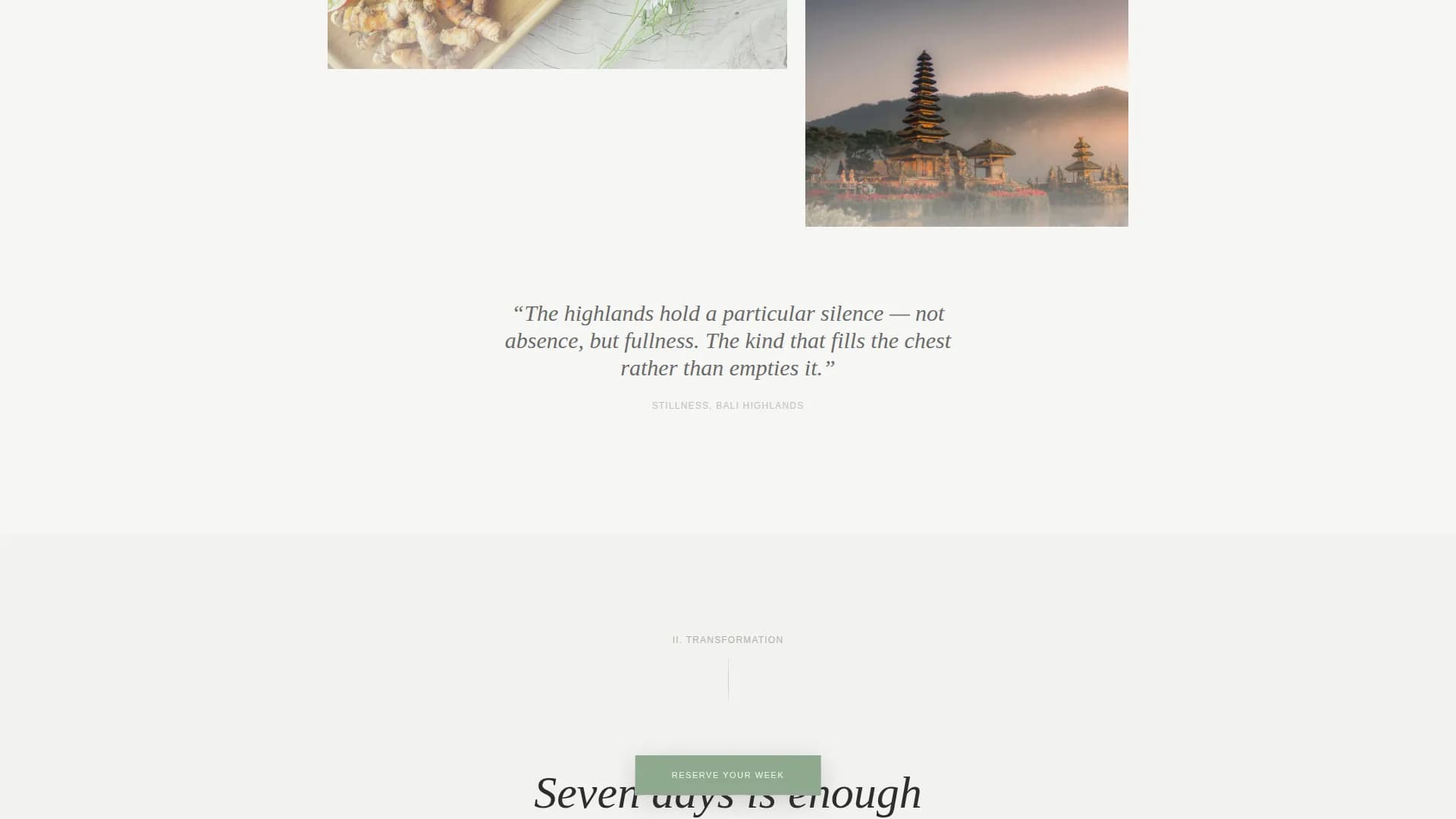 Bali Travel Booking Website Template
