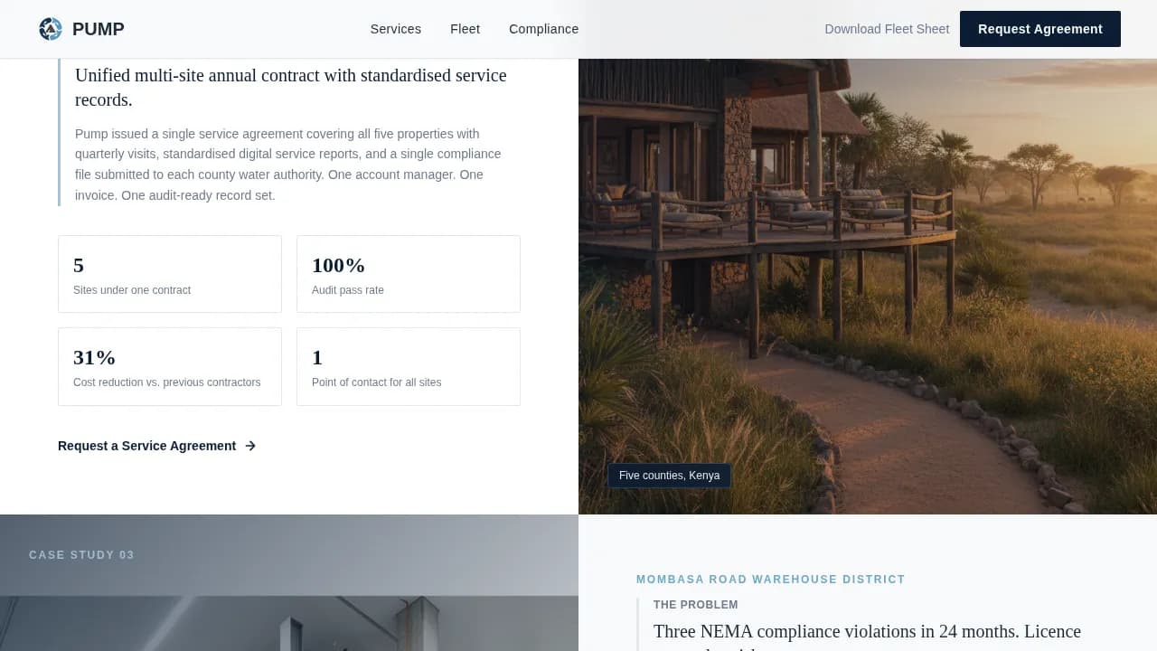 Flow — Premium Septic Solutions Landing Page Template