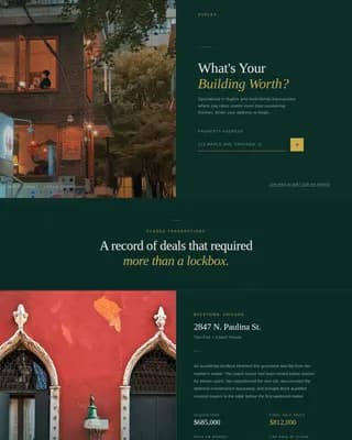 Multidwell — Premium Residential Appraisal Landing Page Template