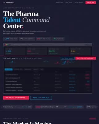 Formulary — Pharmaceutical Careers Landing Page Template