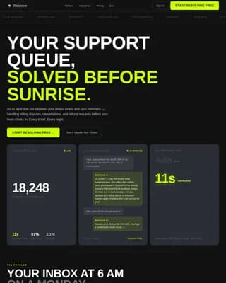 Train — AI Fitness Automation Landing Page Template