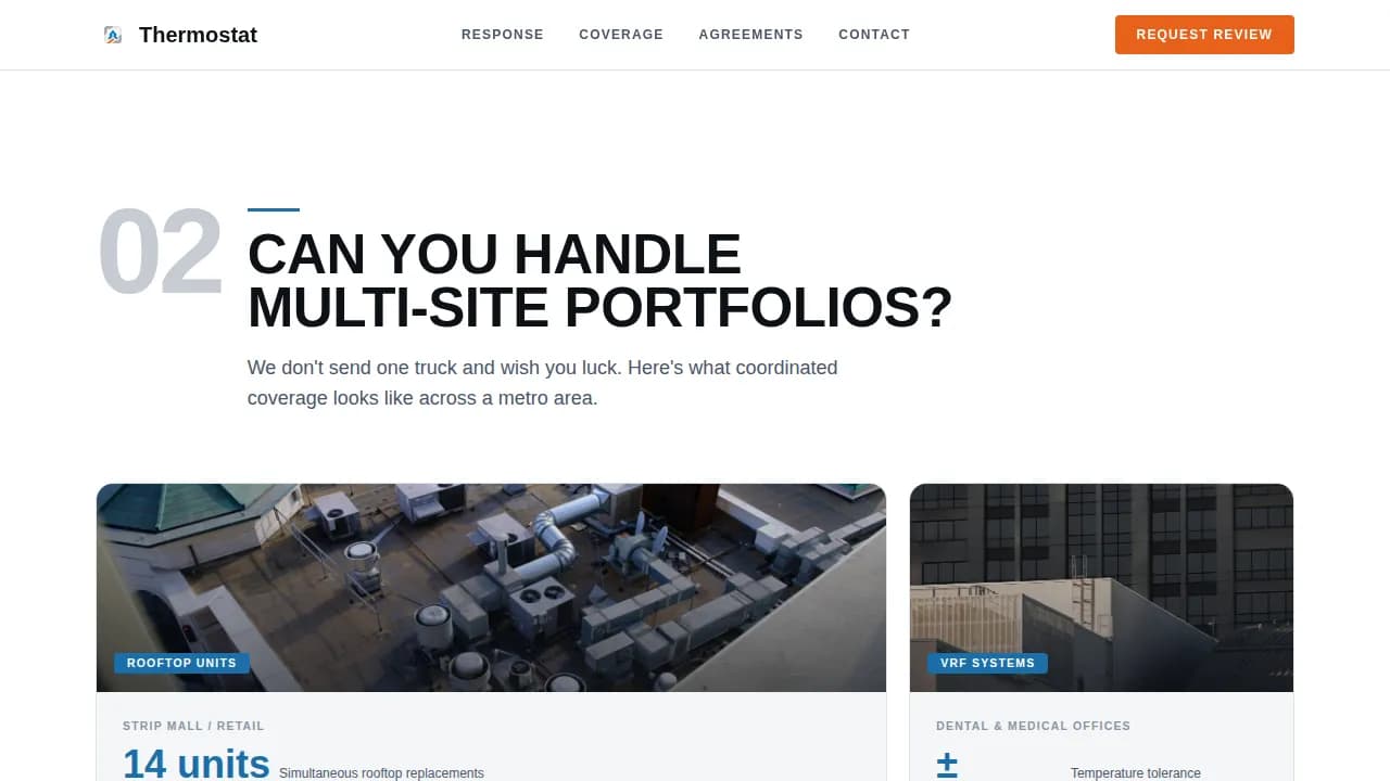 HVAC Contractor Marketing Directory Website Template
