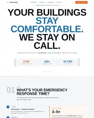 HVAC Contractor Marketing Directory Website Template