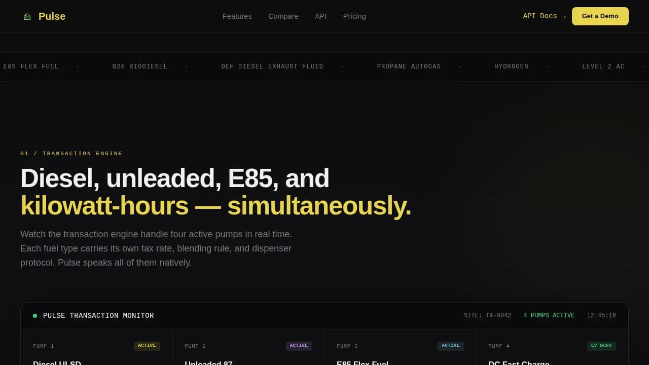 Energy Software & SaaS Professional Website Template