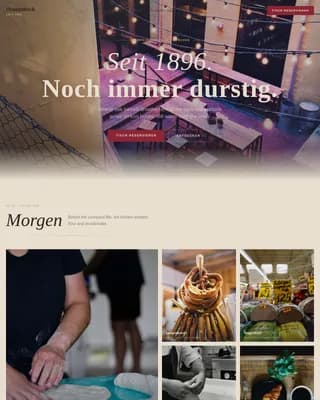 Haus — Authentic Bavarian Biergarten Landing Page Template