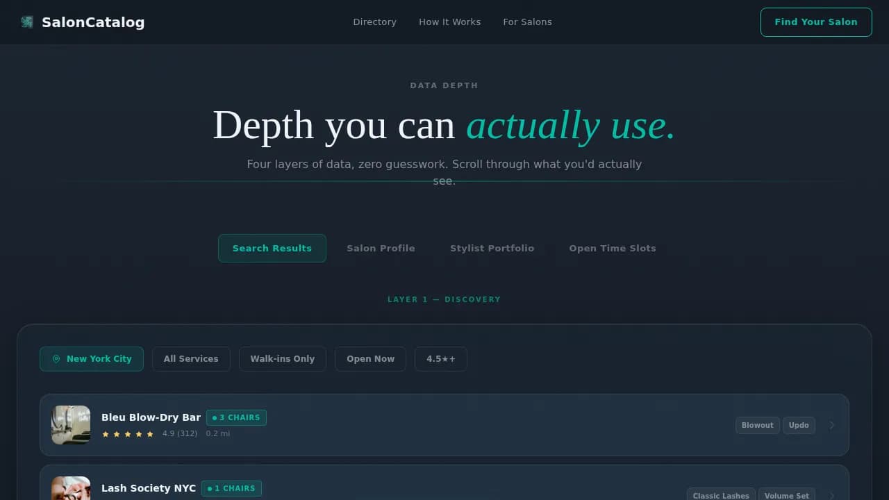 Connect — Curated Beauty Network Landing Page Template