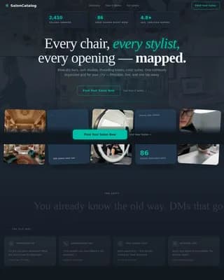 Connect — Curated Beauty Network Landing Page Template