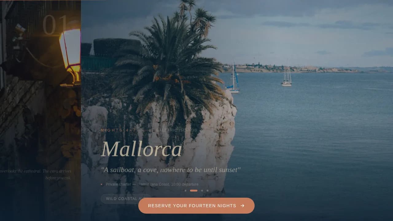 Spain Travel Booking Website Template