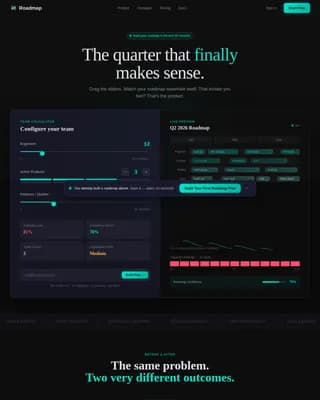 Blueprint — Intelligent Product Strategy Landing Page Template