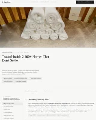 Pristine — Luxury Housekeeping Service Landing Page Template