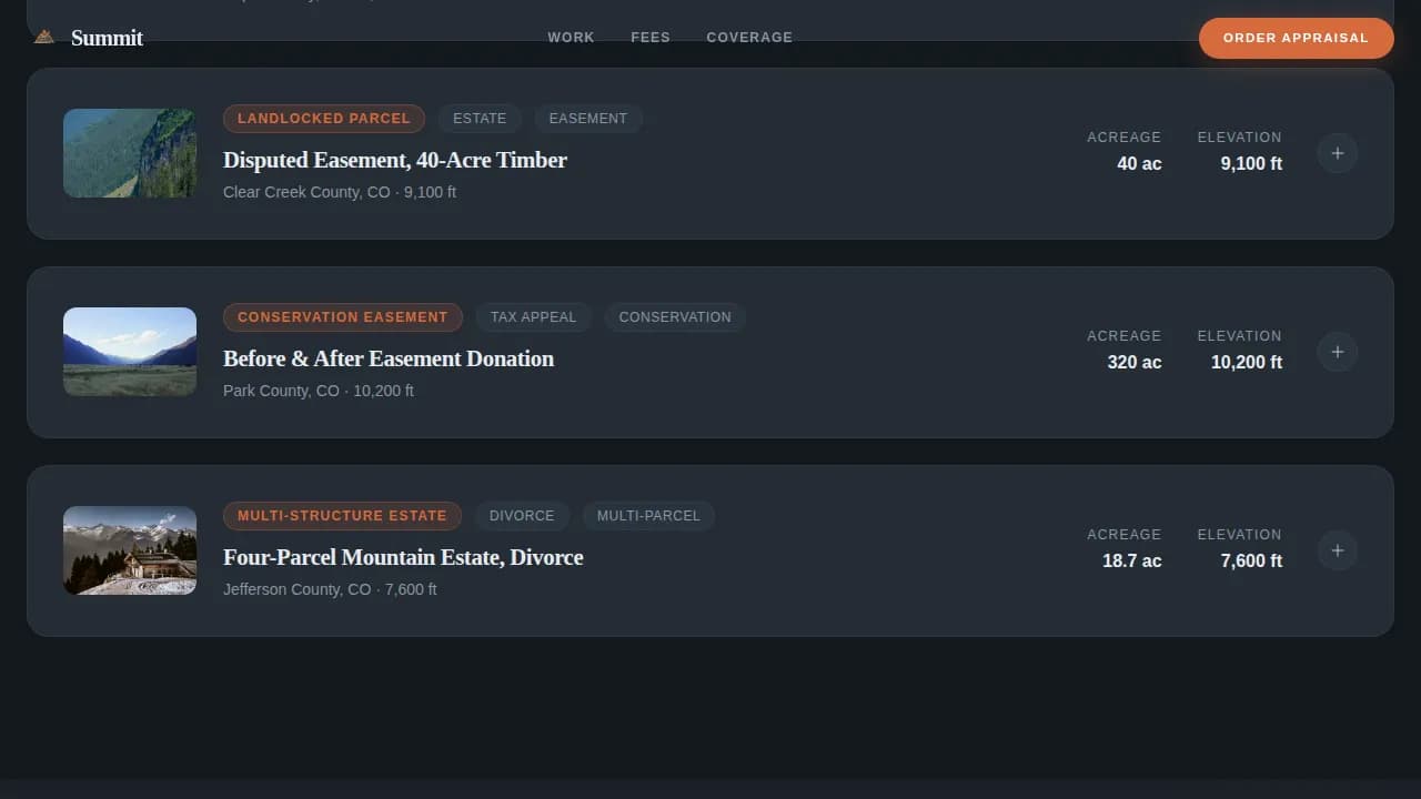 Pinnacle — Certified Real Estate Valuation Landing Page Template