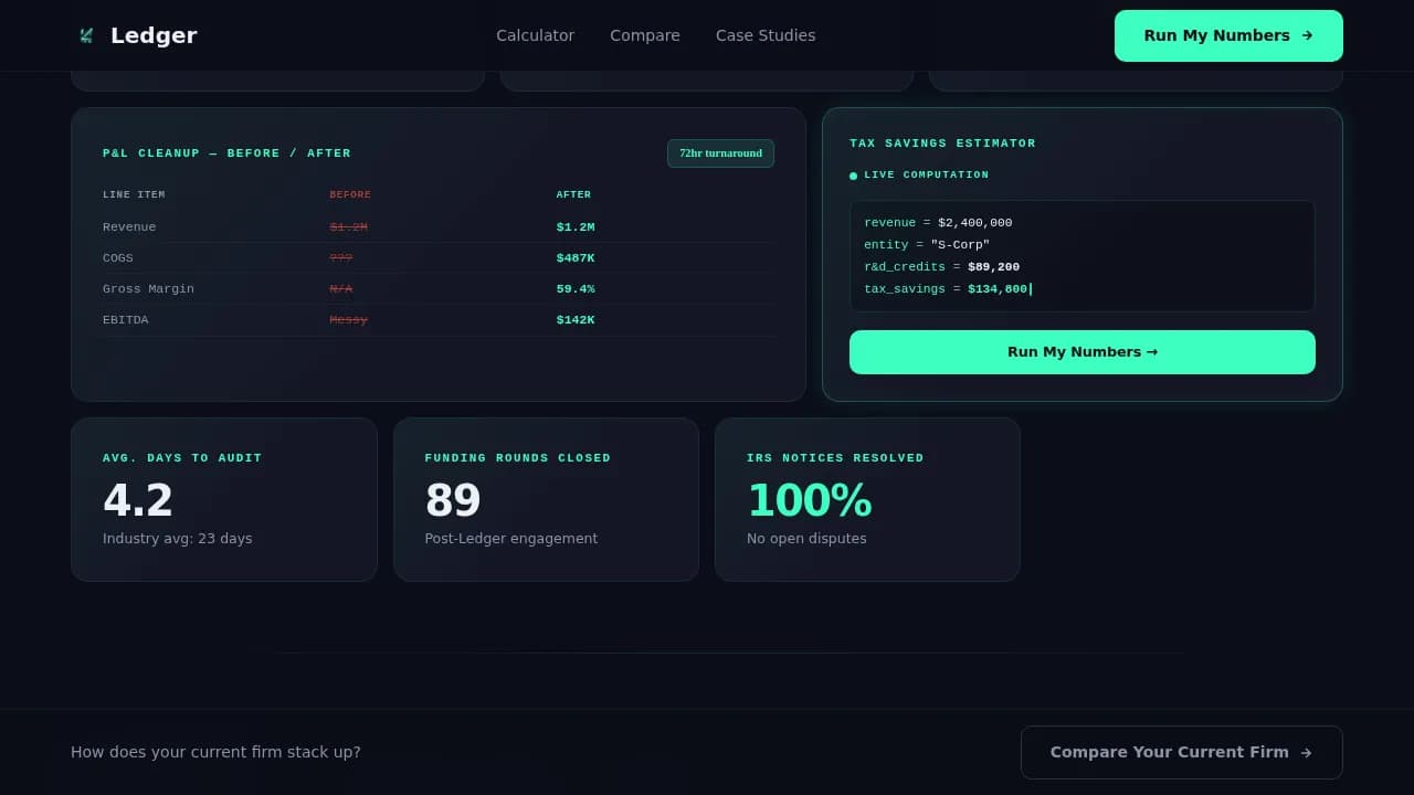 Velocity — Growth Startup Accounting Landing Page Template