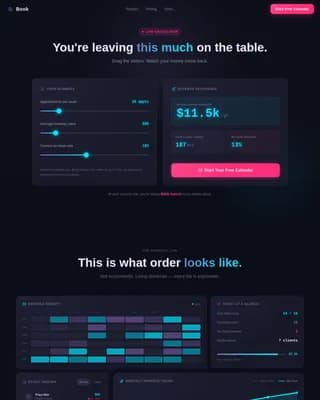 Reserve — Intelligent Booking Software Landing Page Template