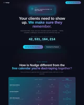 Remind — Intelligent Scheduling Software Landing Page Template