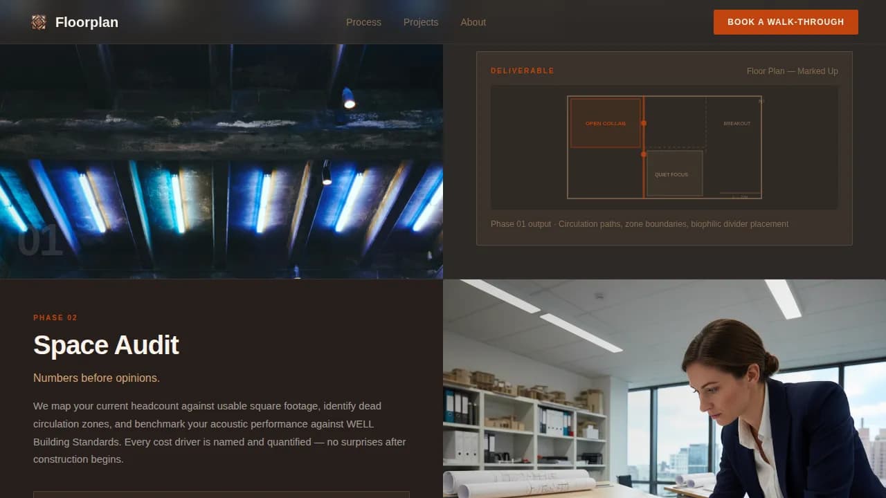 Layout — Office Interior Design Landing Page Template