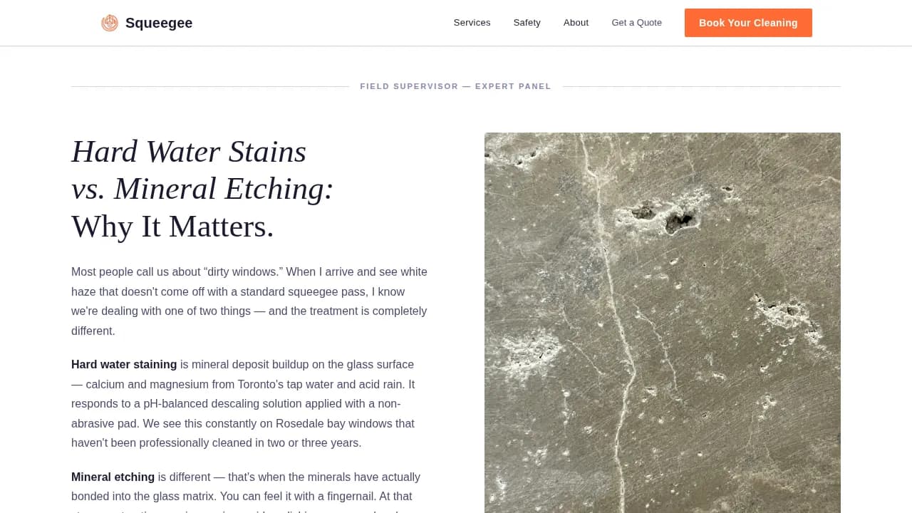 Clarity — Professional Window Maintenance Landing Page Template