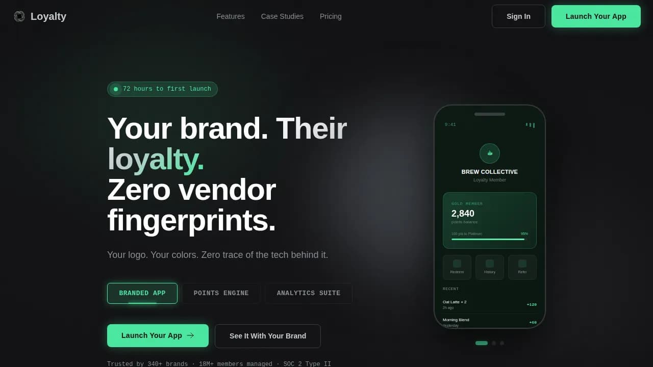 Rewards — Instant Branded Incentive Landing Page Template