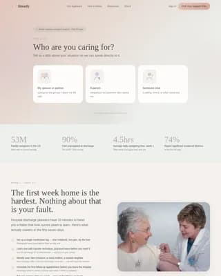 Recovery — Supportive Rehabilitation Coaching Landing Page Template