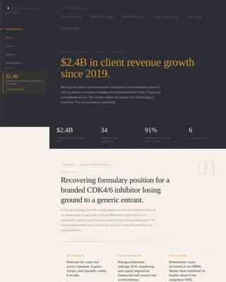 Access — Confidential Pharmaceutical Strategy Landing Page Template