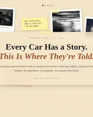 Torque — Vibrant Mechanic Community Landing Page Template