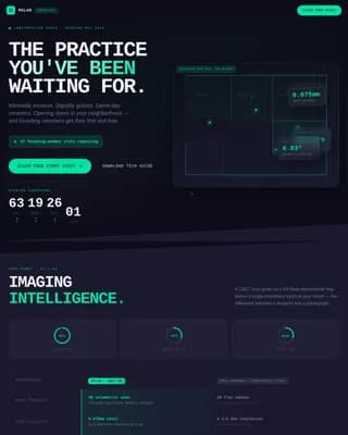 New Dental Clinic Pre-Launch Enrollment Website Template