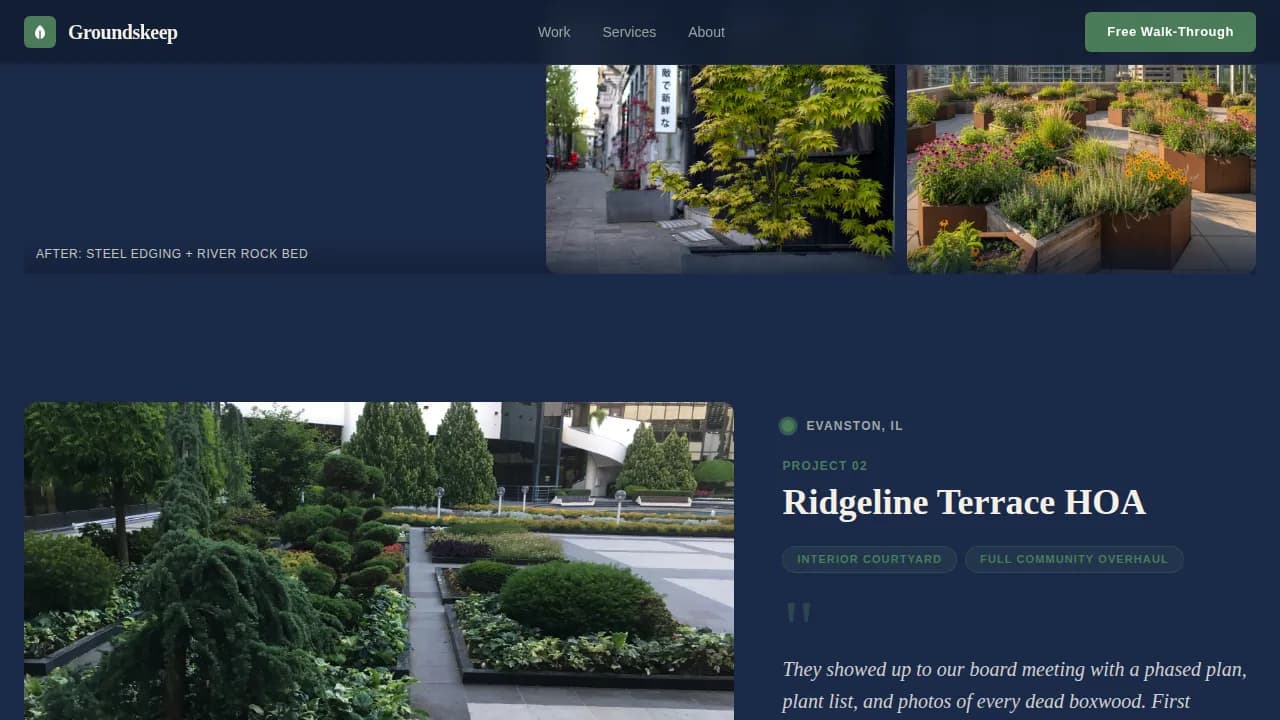 Townhouse & Condo Construction Professional Website Template