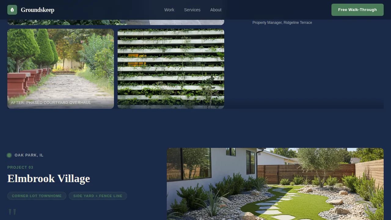 Townhouse & Condo Construction Professional Website Template