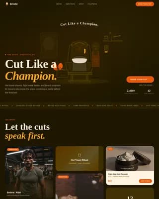 Dog Specialist Booking Website Template