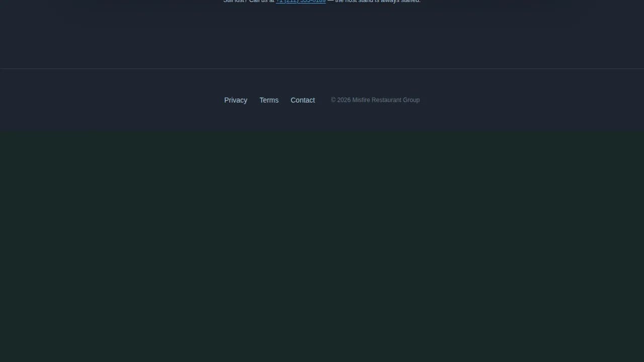 Restaurant 404 Recovery & Interactive Redirect Website Template