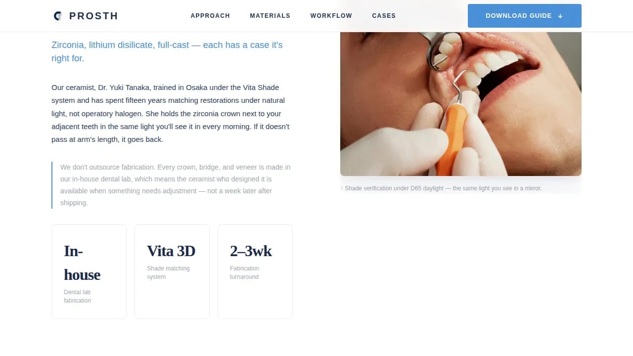 Dental Clinic Professional Website Template