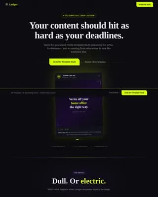 Engage — Viral Accounting Social Media Landing Page Template